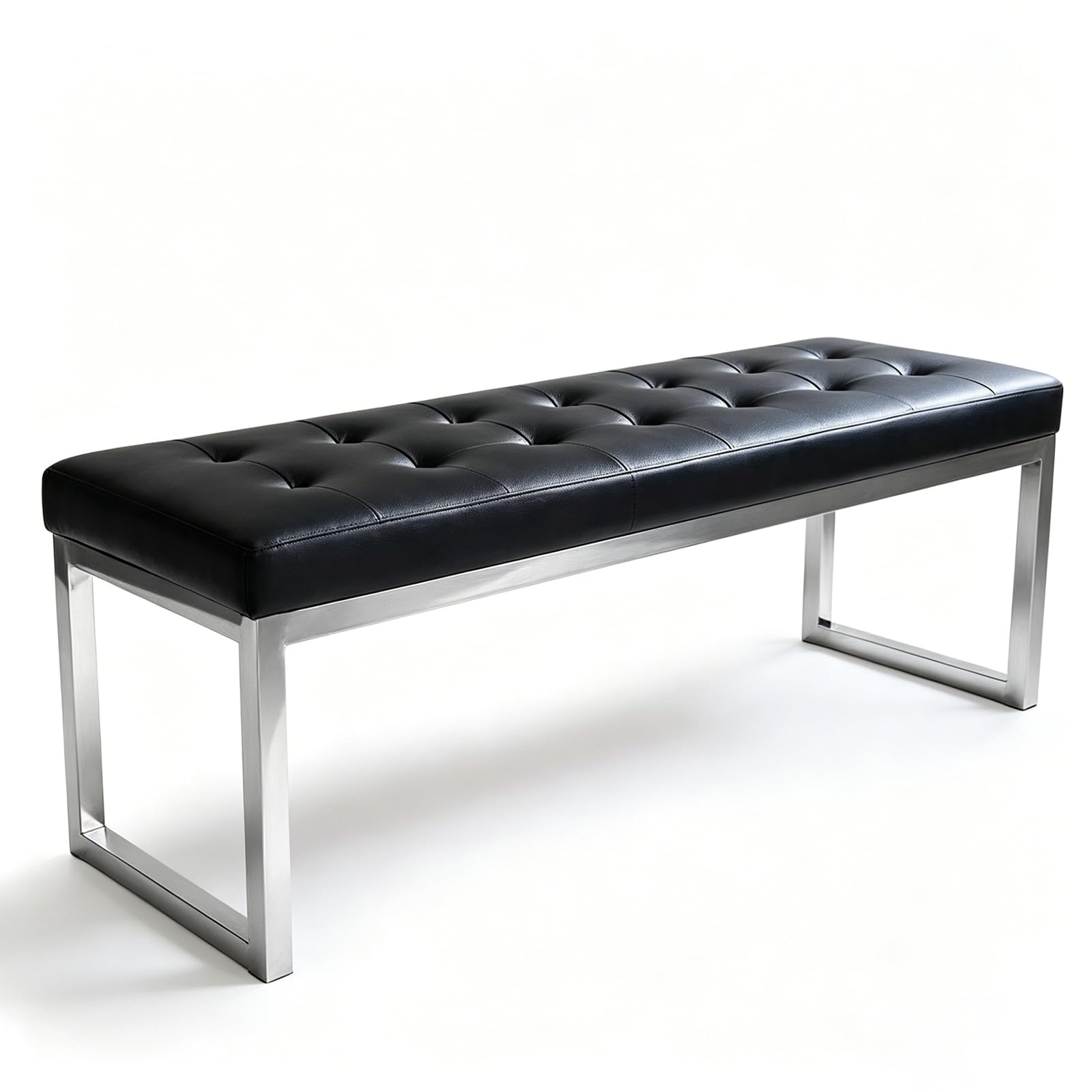 Banc d'entrée avec coussin pour en finir avec le désordre des chaussures dans l'allée