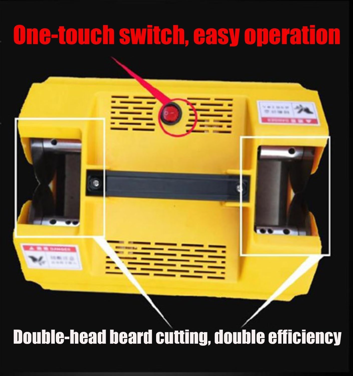 Double-Sided Garlic Root and Stem Cutter, Electric Garlic Root and Stem Cutter, Garlic Root Cutter, Can Cut Garlic Roots and Stems, Suitable for Garlic/Onions/Single Clov