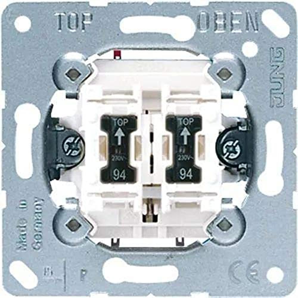 Jung Schalter & Taster 535U5 Doppeltaster mit Beleuchtung