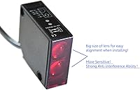 Vista 6 de IP67 Impermeable Universal 10-30VDC Seguridad Retro-Reflectante Sensor de haz fotoeléctrico para abridor de puerta de 12 V CC y 24 VCC, sensor