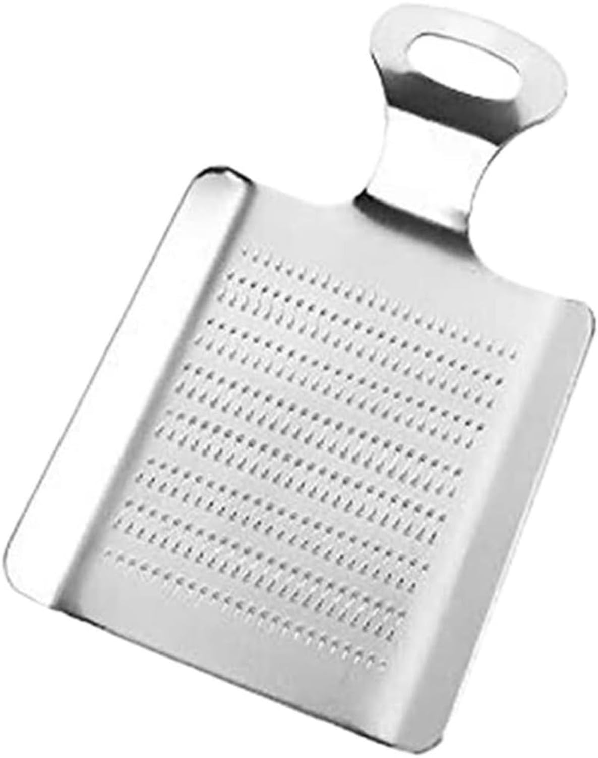 WOMGKDA Stainless Steel Garlic Press Crusher, Ginger Mincer Dicer, Hand Tool for Crushing Spices No Mess No Flying Cloves, Silver, 11 * 7 * 3.5cm