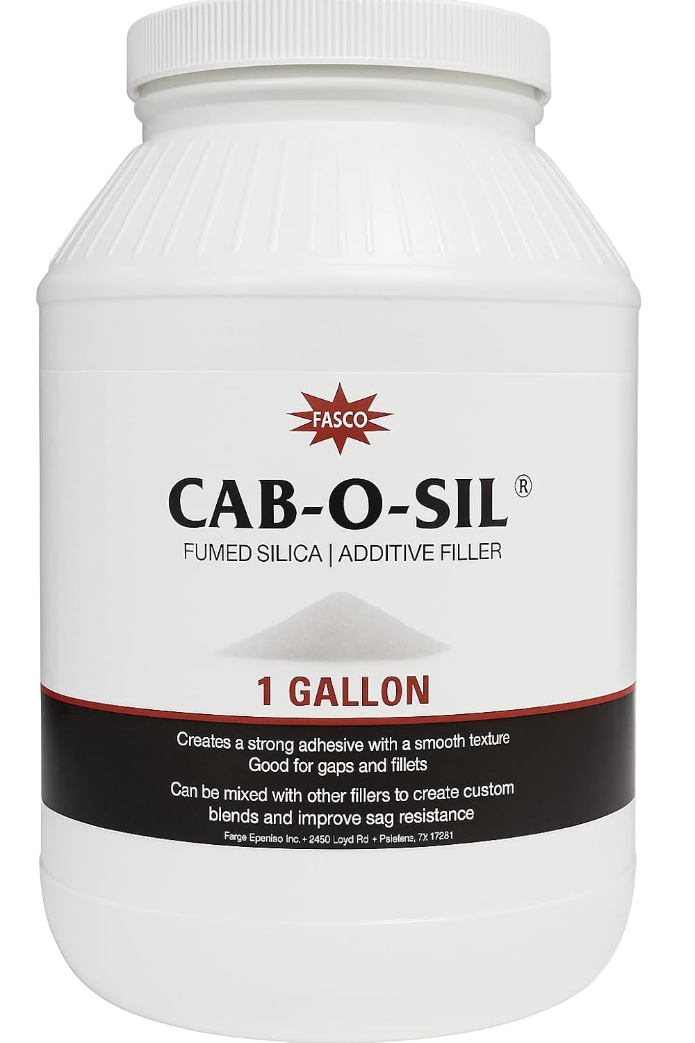 Fasco Epoxies Cabosil - Fumed Silica Thickener in Gallon Tub