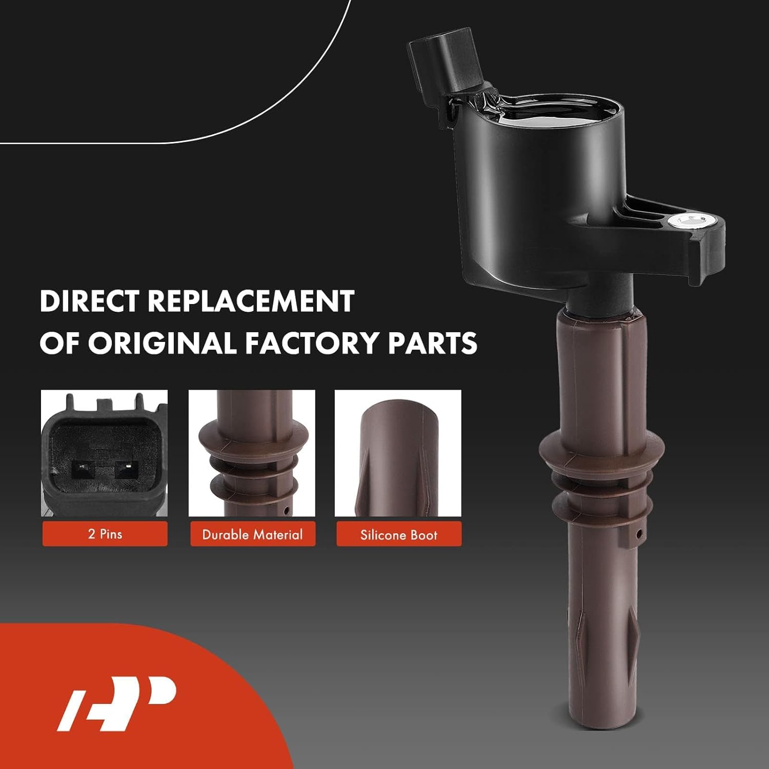 A-Premium Ignition Coils and Spark Plugs Kits Compatible with Ford F-150, F-250/F350 Super Duty, Explorer, Mustang, Expedition & Lincoln Navigator & Mercury Mountaineer, 4.6L 5.4L 8-PC Set