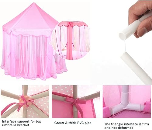 Miniatura 5 de Tiendas de campaña plegables para niños con red interior y exterior, resistente y atrevido de PVC, fácil de instalar, control de plagas,