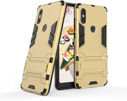 Funda Xiaomi Mi Mix 2s, LAGUI Carcasa Viene Con Una Soporte Plegable, Ultrafino Ligera Cubierta, Anti-Ara?azos Anti-huella Cubierta Protectora, Robusta Caja H?brida TPU / PC. oro Funda Xiaomi Mi Mix 2s, LAGUI Carcasa Viene Con Una Soporte Plegable, Ultrafino Ligera Cubierta, Anti-Ara?azos Anti-huella Cubierta Protectora, Robusta Caja H?brida TPU / PC. oro