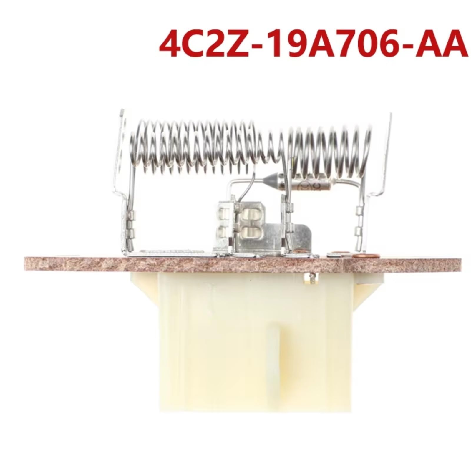 Resistencia ventilador Compatible con Ford para F53 1999-2003 para E-450 2003 2004-2016 Resistencia del motor del ventilador 4C2H-19A706-AA 4C2Z-19A706-AA F6UZ19A706AA