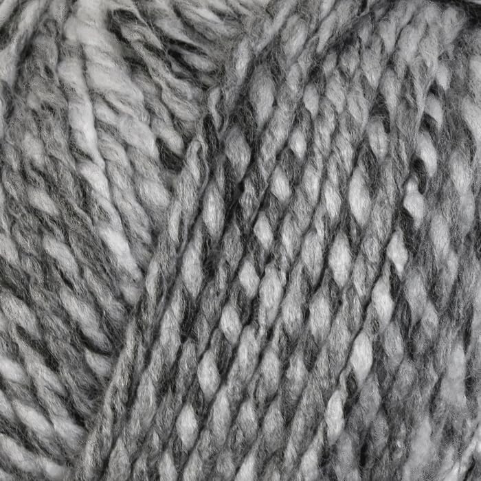 WoolCraft Pebble Chunky Knitting & Crochet Yarn, Great Value Yarn with 36 Colour Combinations in The Range, 100% Acrylic, 320 Metres, 200g Balls, Single Ball, Seal