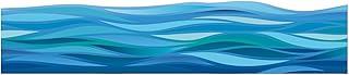 Eureka Seas The Day Waves Decorative Classroom and Bulletin Board Trim for Teachers, 2.25" Wide, 12 Strips for 37 Total Feet