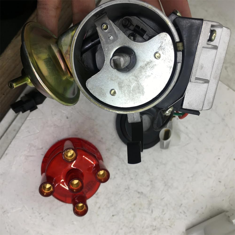 YL New RED transparent cap complete Ignition DISTRIBUTOR DS2055A For Fiat UNO For Renault R9 R11 R12 R19 1300CC
