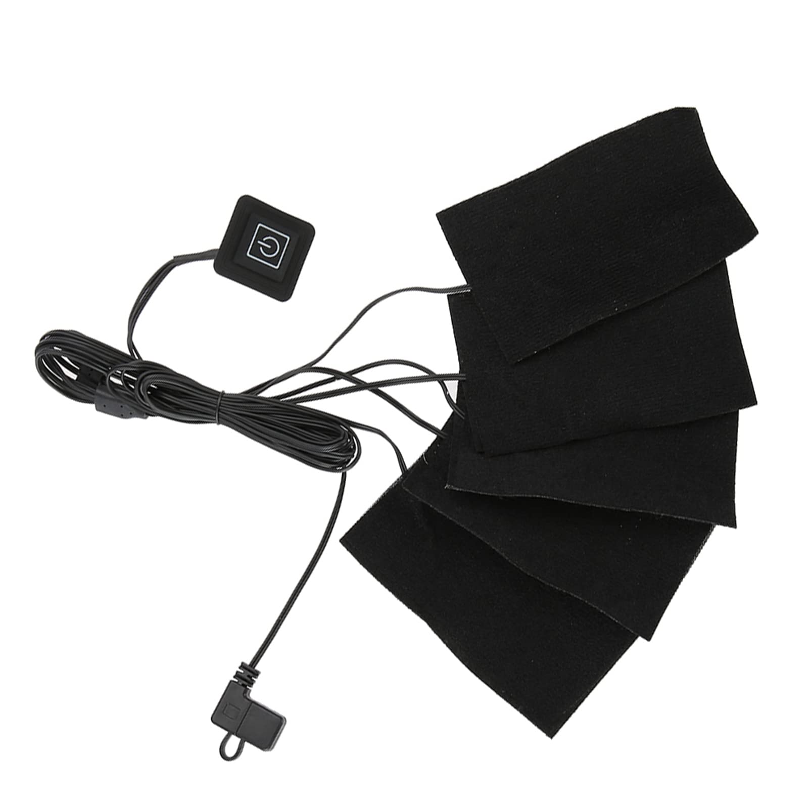 FILFEEL podgrzewany przez USB wkład do ogrzewanej kamizelki, odzież elektryczna, pięć poduszek grzewczych, element grzejny, regulowana temperatura, narzędzie do ogrzewania
