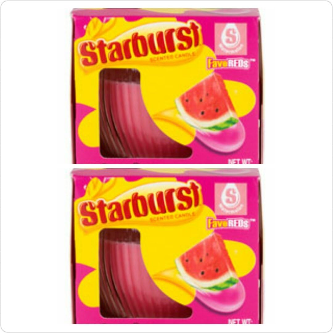 Starburst Watermelon Scented Candle 3 Oz (2 Pack)