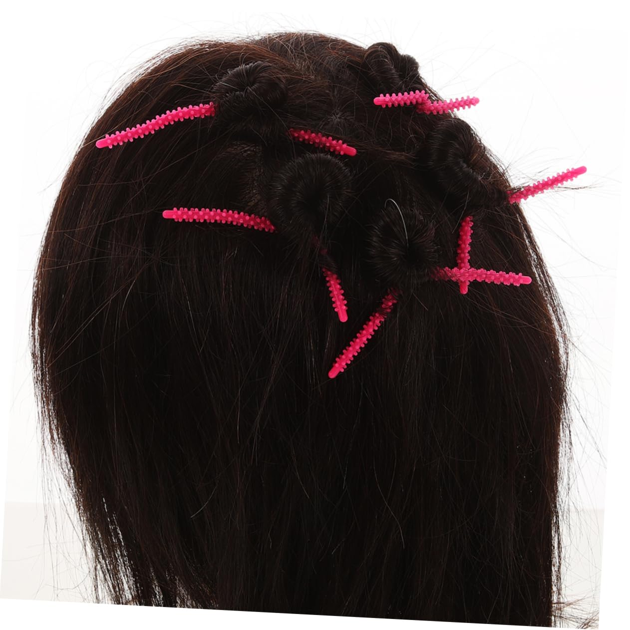 40 Piezas Varillas Permanentes Espirales de Silicona para Mujeres Rizadas Flexibles para Cabello y Herramientas de Resistentes y Color Rosa Pequeño