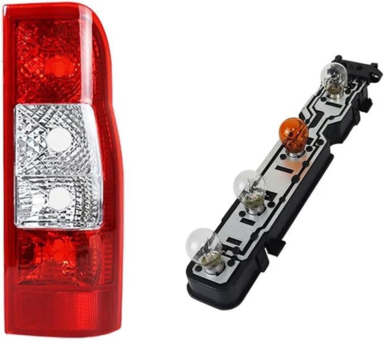 6C11-13405-Ad 6C11-13404-Ad For Ford For Transit Mk7 2006-2014 Car Rear Bumper Reflector Rear Tail Lamp Brake Light+Circuit Board