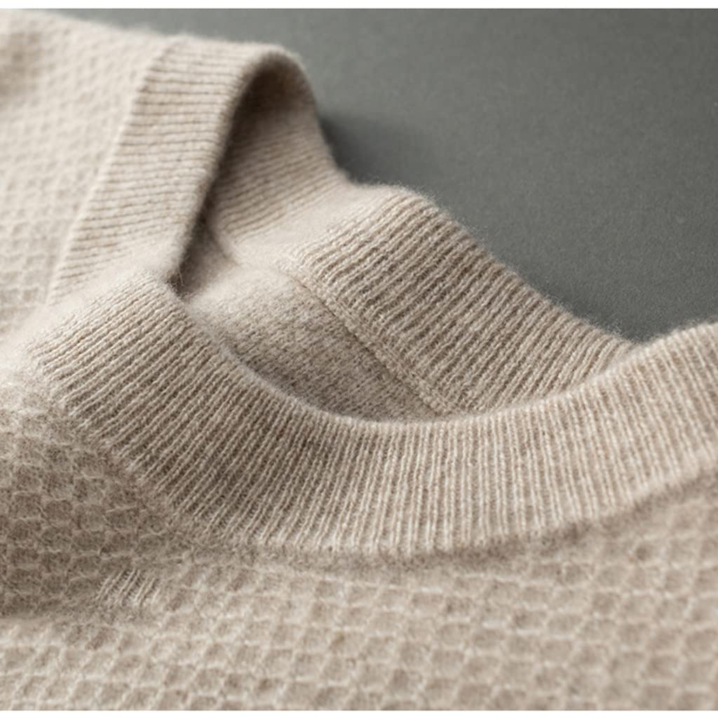 Maglione Casual da Uomo Maglione di cashmere invernale da uomo girocollo da uomo maglione casual da uomo cardigan lavorato a maglia caldo sciolto da uomo Maglione Per Uomo ( Color : E , Size : XXL )
