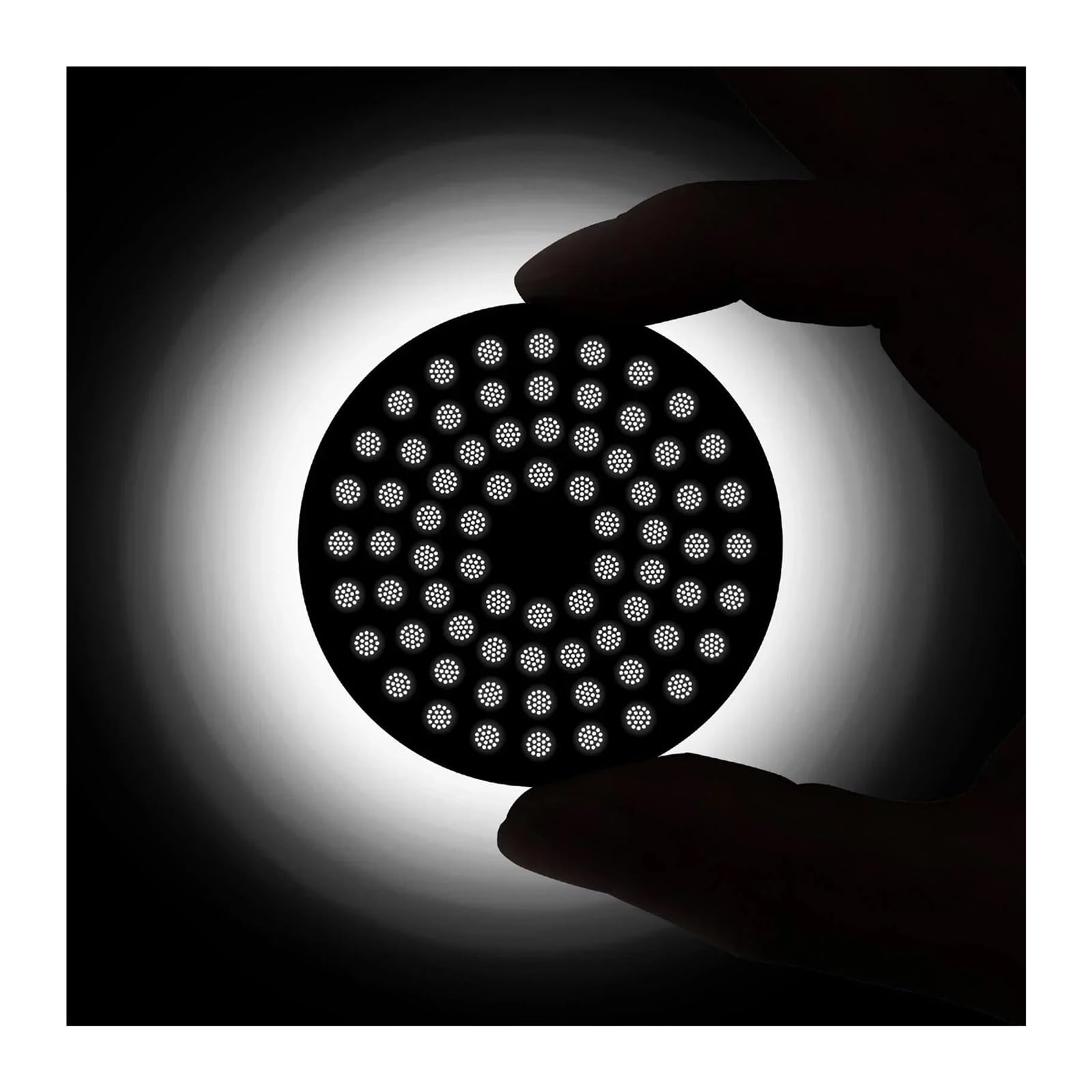 Krążek do espresso V2 0,8 mm, krążek do kawy ze stali nierdzewnej 304 – ultracienki, wielokrotnego użytku filtr naziemny (L)