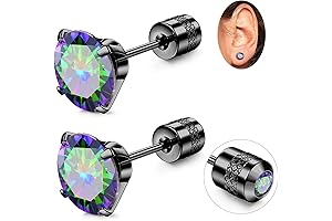 Titanium Stud Earrings: Hypoallergenic and Durable for Versatile Style