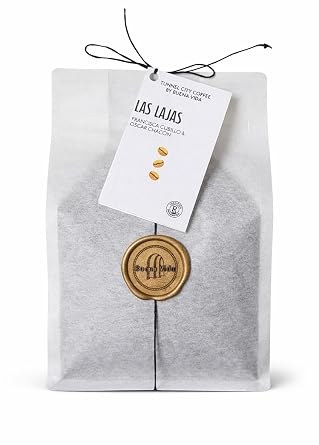 Buena Vida Specialty Coffee Las Lajas | Single Origin Costa Rica Whole Bean Coffee | Yellow Honey Process | Medium Roast | Regenerative Farming | Tunnel City | 12 oz