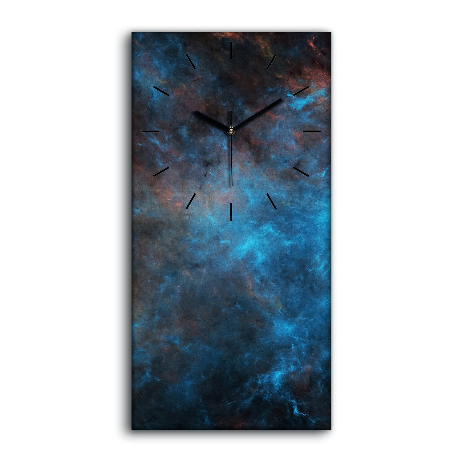 Horloge sur Toile Silencieuse Coloray sans Tic Tac pour Chambre et Sommeil Paisible