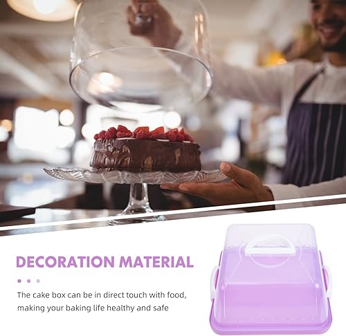 Miniatura 2 de LIFKOME Portador portátil de la torta de la manija del soporte del envase de la torta de la