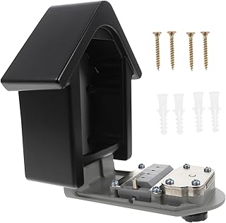 STOBOK 4 Password Key Box Wall Mount Lock Box Wall Mount Safe Outdoor Receptacle Box Key Lock Box Key Hider Outdoor Outside Key Safe Box Lock Box Key Combination Lock Box Key Storage Box