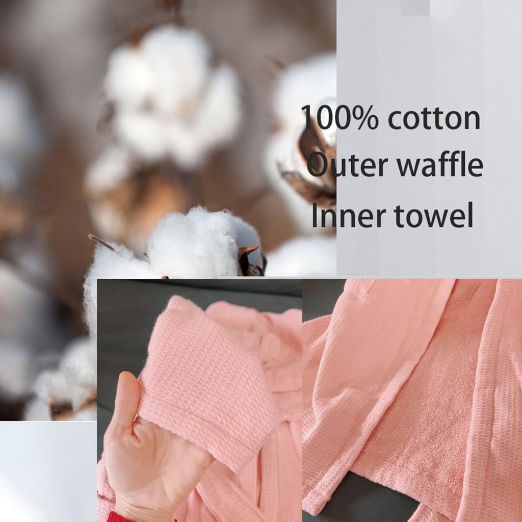 Boys Girls Terry Bathrobe, 100% Cotton Towel Robe ,Hooded Toddler Soft Fuzzy Robe For Kids 2-12Years - Image 6