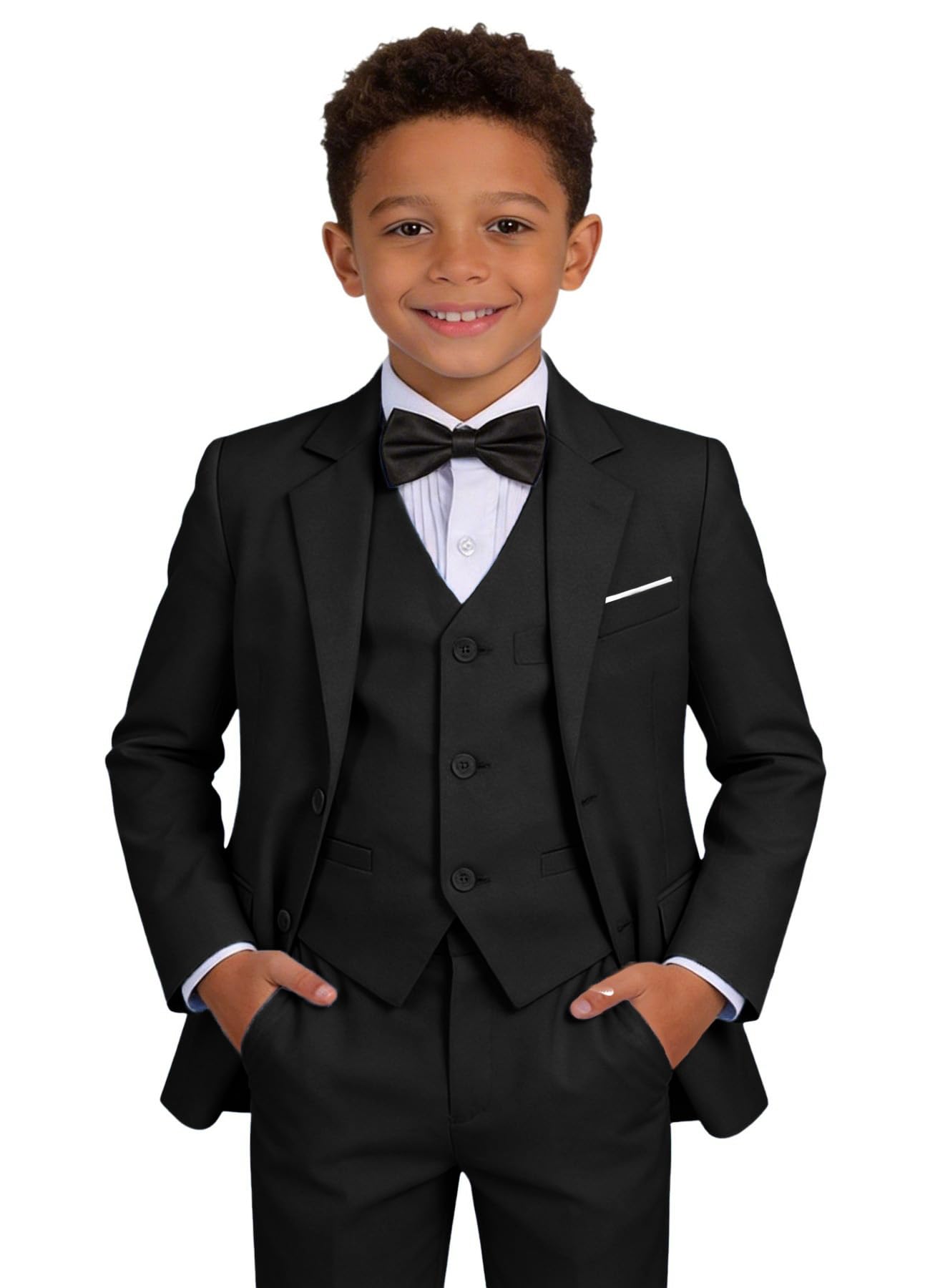 Boys Suit for Kids Formal Slim Fit Tuxedo Suits Ring Bearer Outfit