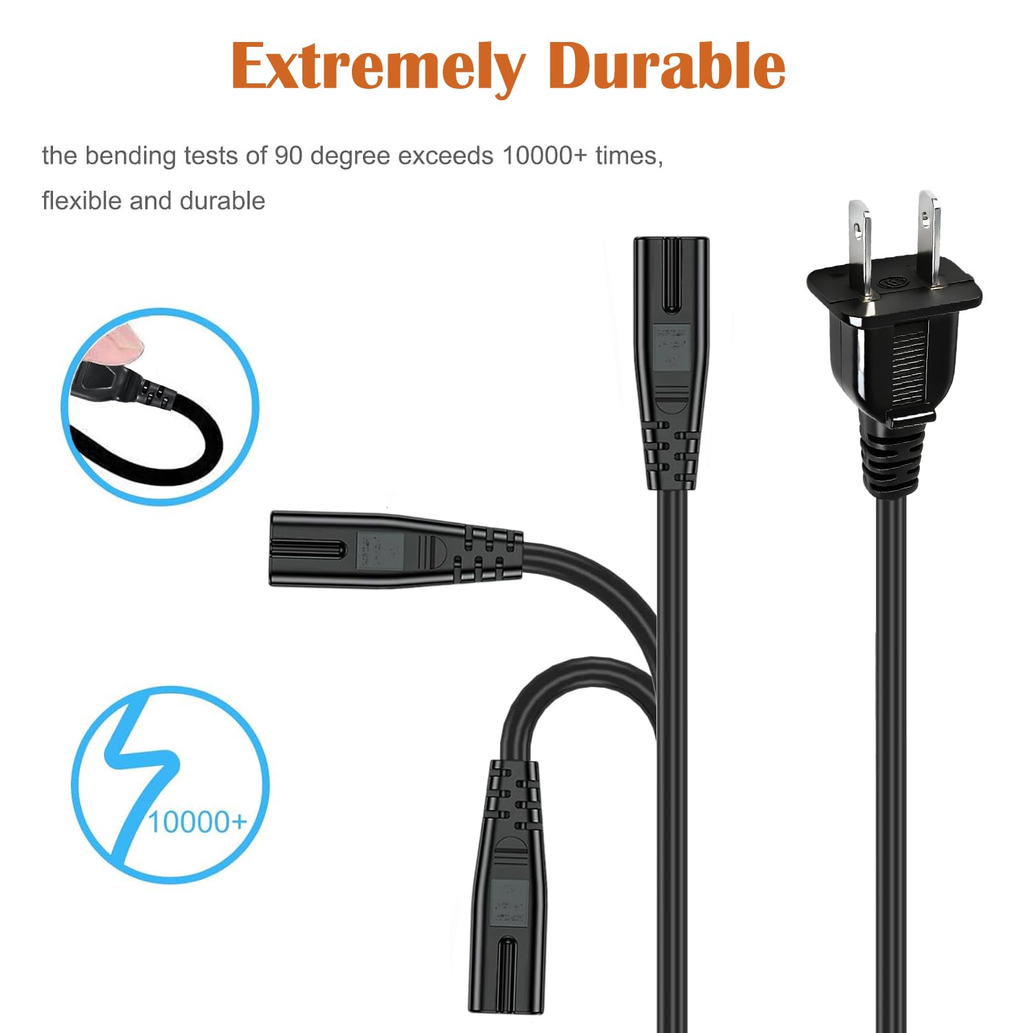 Amazon.com: 2-Prong AC Power Cord for Harman Kardon Onyx Studio 8