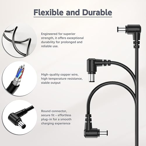 Miniatura 5 de Cable de alimentación de 19 V para LG Electronics 19" 20" 22" 23" 24" 25" 26" 27" 29" 34" LCD LED Monitor 25UM58 34UM58-P 24MP55HQ 19EN33T 27MP37HQ