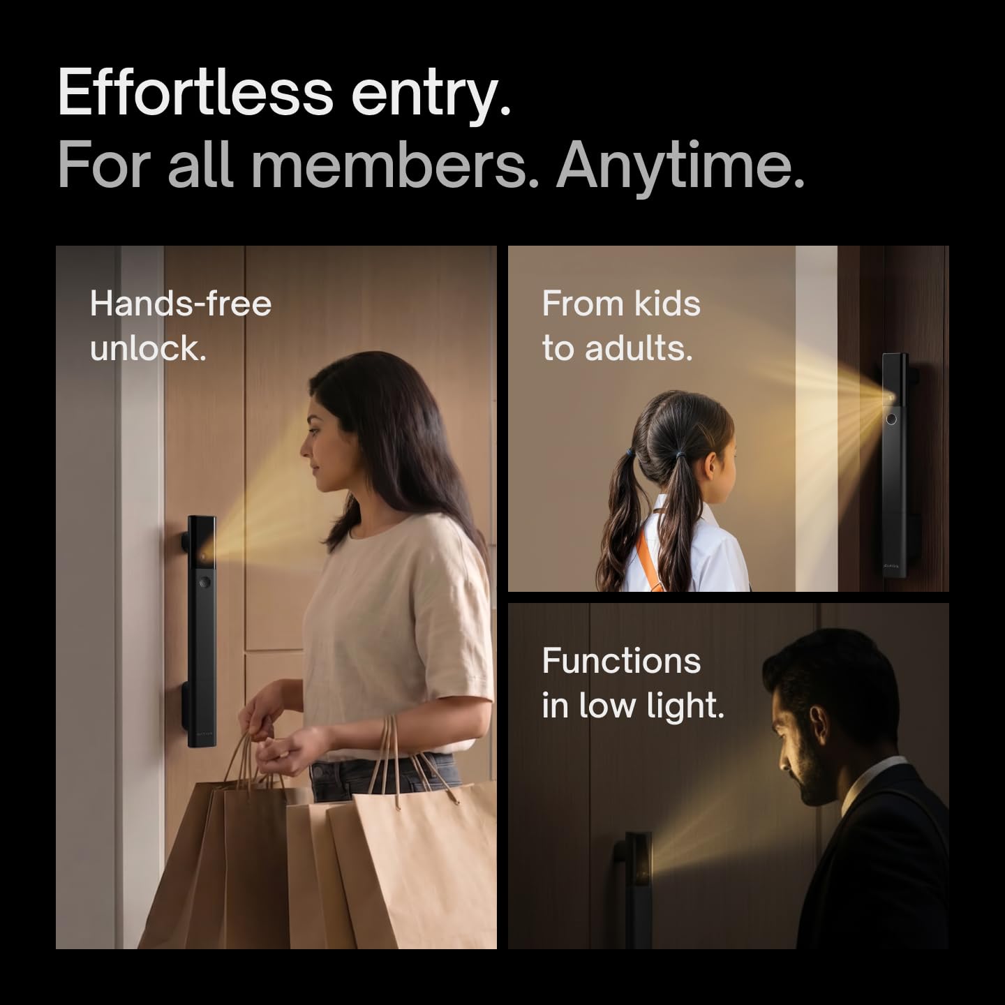 Native Lock Ultra by Urban Company | Smart Door Lock | Face Unlock | Live HD Video & 2-Way Talk | 9-Way Unlock & Doorbell Connect | 5 Bolt Strength | 3-Year Unconditional Warranty | Free Installation — Amazon image 7
