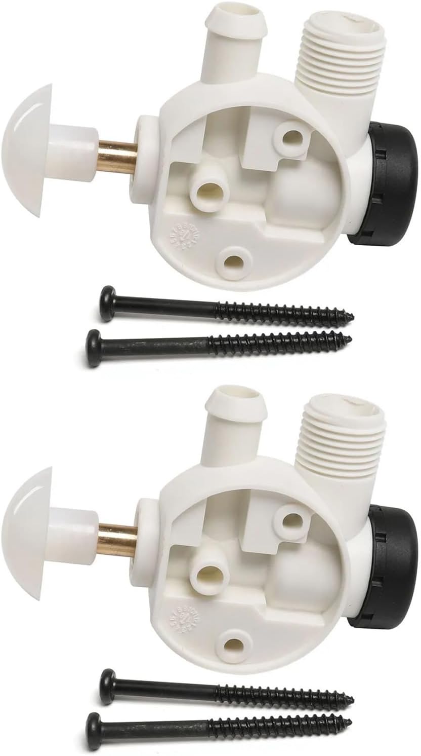 RV Auto Toilet Water Valve Kit for Dometic 506+, 510+, 511 H, 547+, 548+, 706, 709, 2Pcs