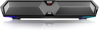 Edifier MG300 Computer Speakers Computer SoundBar: RGB LED Gaming Speakers Computer with Microphone - Powered Laptop Speak...