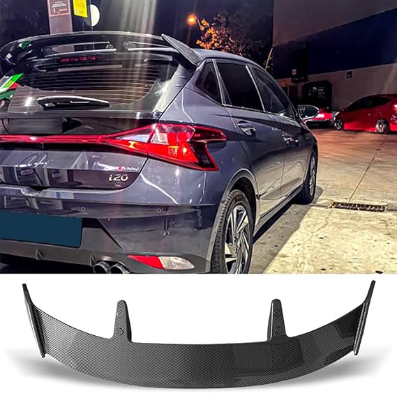 Wanjun Spoiler Sul Tetto Del Bagagliaio per Hyundai i20 2020, ABS