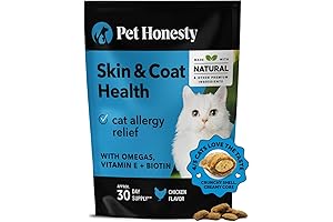 Omega 3 Supplement for Cats: Nurture their Coat Health with Pet Honesty...