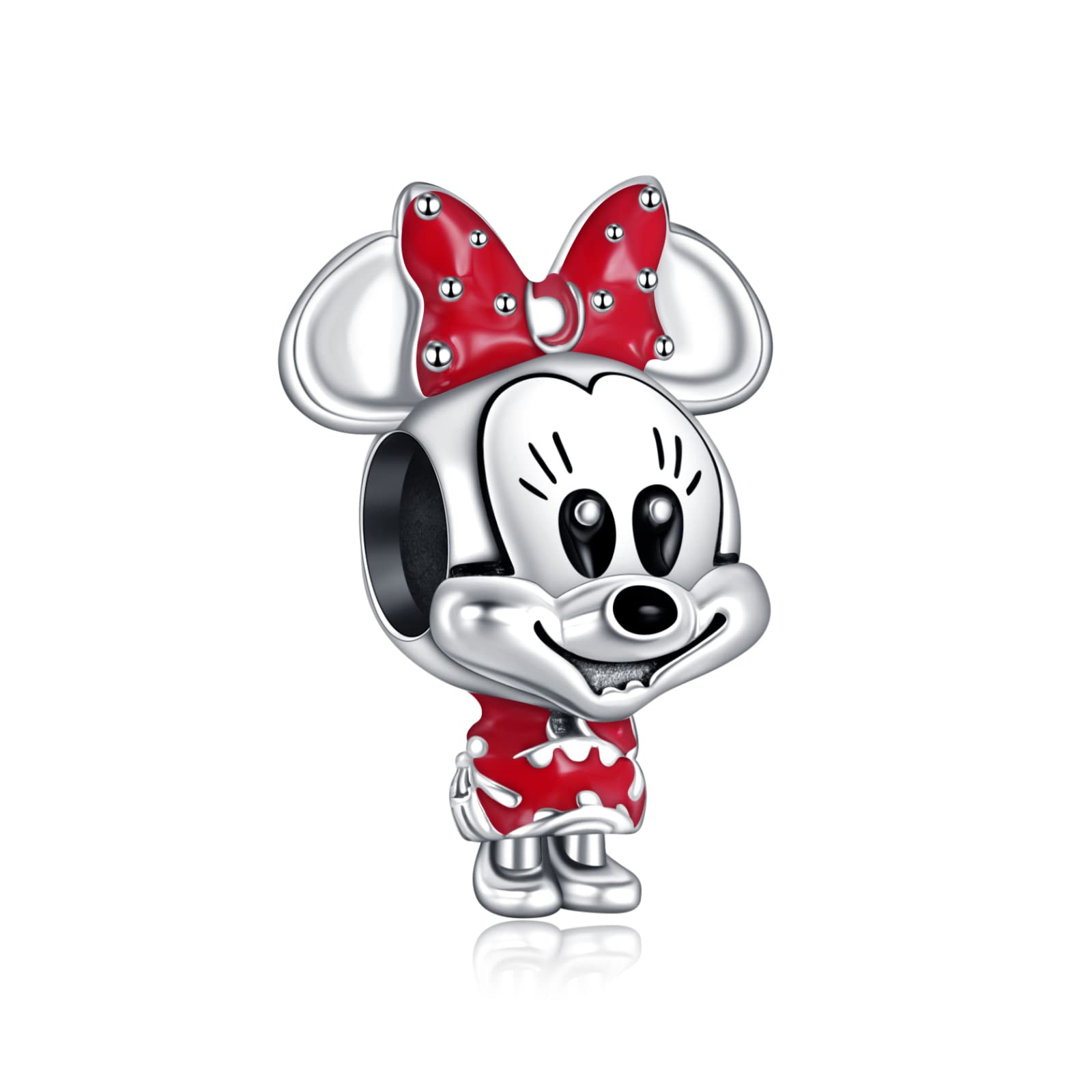 H.ZHENYUEAbalorios Charm para pulseras Plata de Ley 925 con Cartoon Animal People Circonita Cúbica 3 paquetes para mujeres collares Colgantes regalo,Navidad,San Valentín,día madre para mujeres niñas