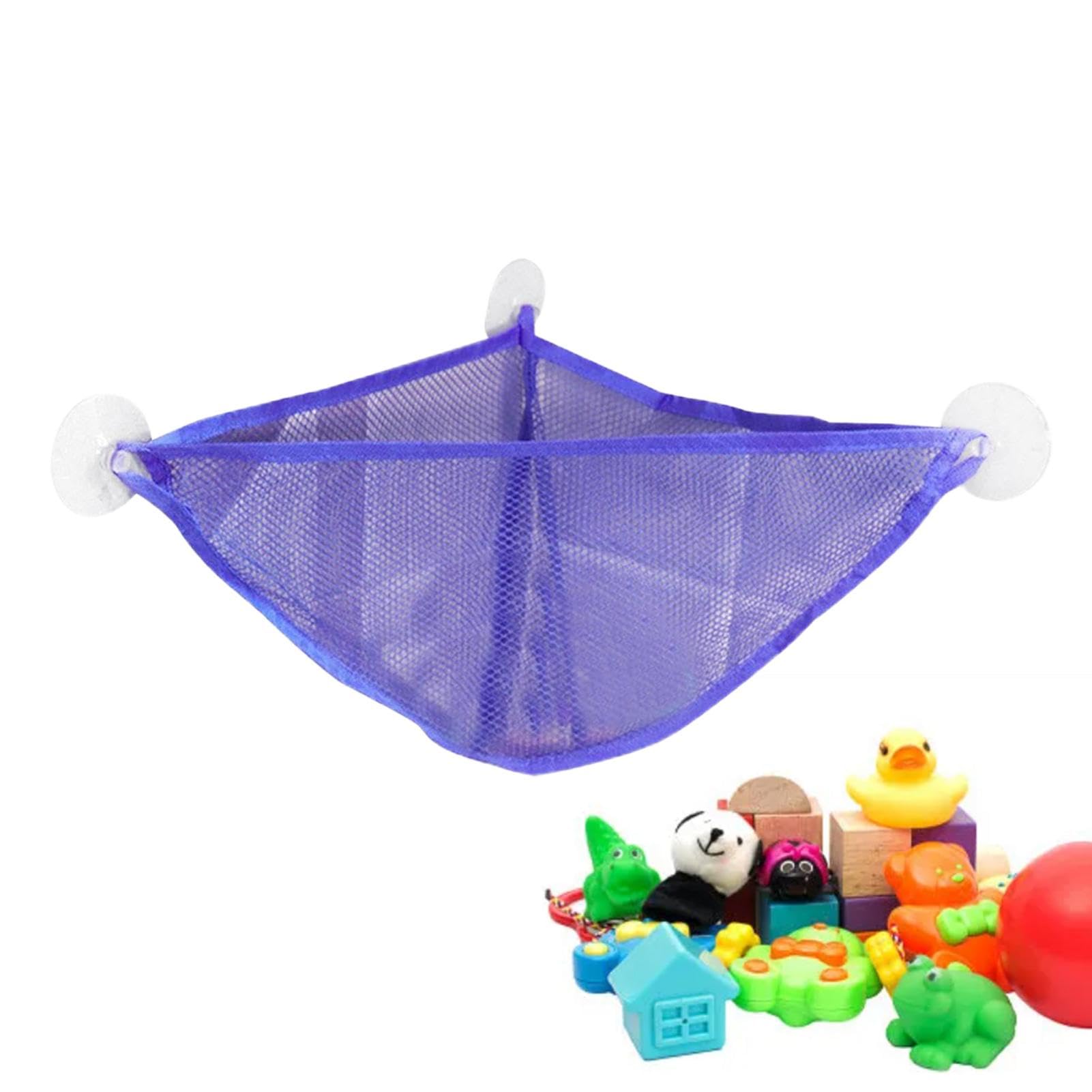 Mesh Bath Toys Bag | Large Shower Bin, Bathtub Toys Net Organizer