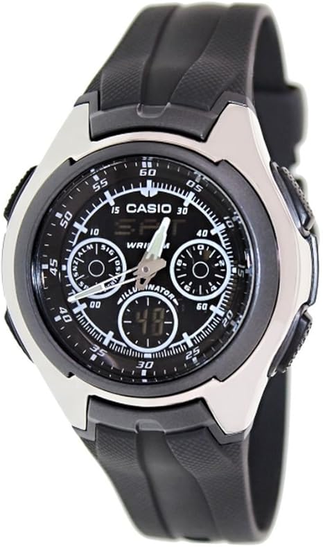 Amazon.com: Reloj Casio AQ163W-1B1V para hombre : Ropa, Zapatos y Joyería