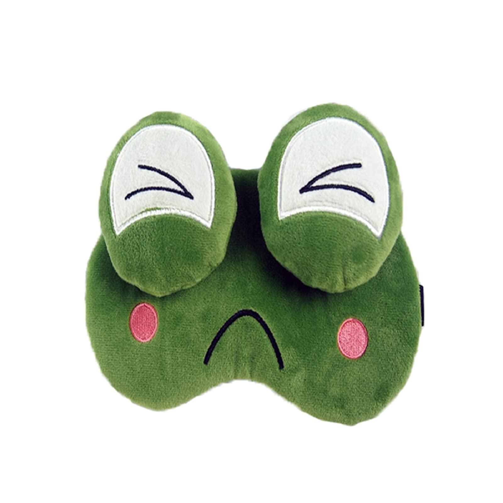 Cute Cartoon Novelty Aniaml Sad Green Frog Sleep Mask Sleping Mask Eye Mask for Sleeping with Big Eyes