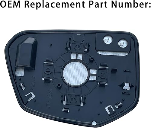 Miniatura 7 de Reemplazo de cristal del espejo lateral del pasajero para Honda Civic 2016-2021, Honda Envix 2018-2022, Honda Crider 2019-2022 - Calentamiento