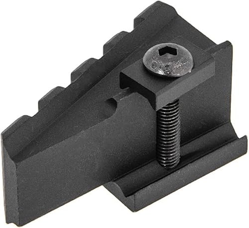 Miniatura 2 de GoldenBall UK Arms Airsoft Componente de montaje en riel compensado de 45 grados, color negro