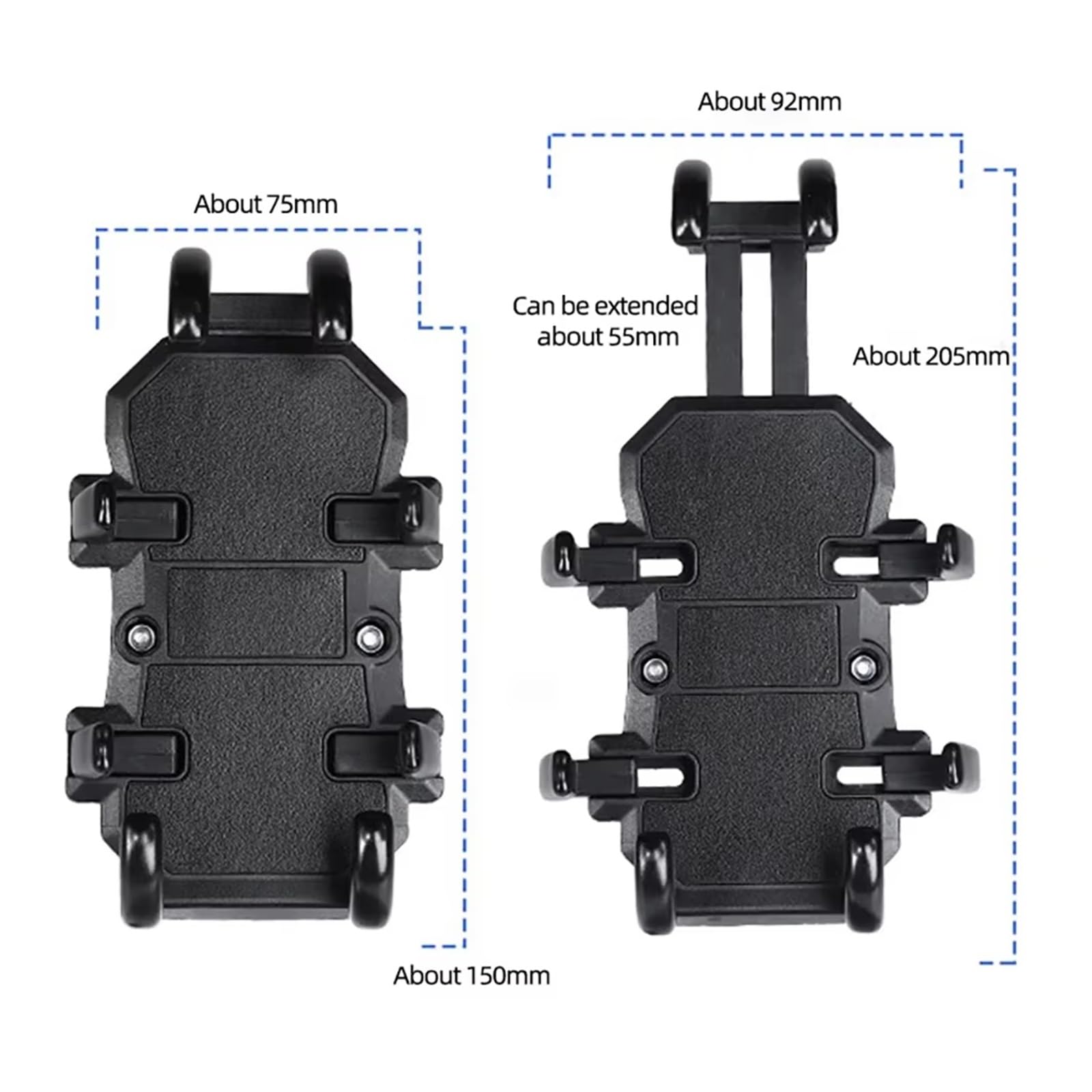 Moto Supporto Navigatore GPS Moto Supporto Per Telefono Per Manubrio Staffa GPS Antiurto Scooter Morsetto Universale Antivibrante Per Smartphone Porta Telefono Moto