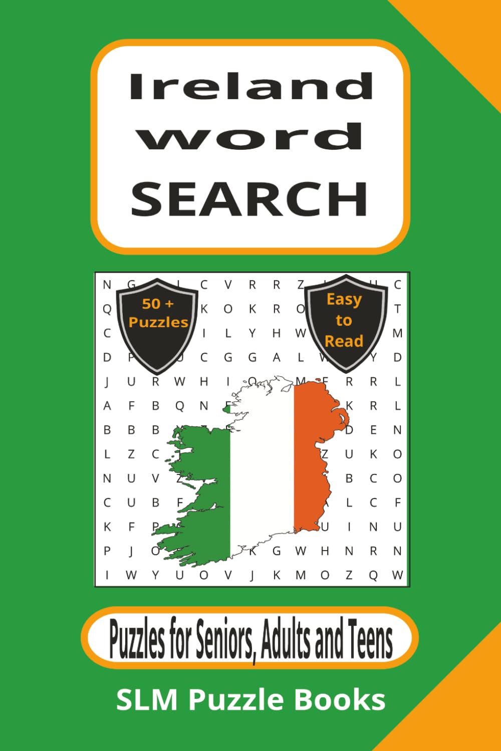 Ireland Word Search: Word searches with easy to read print about Ireland, Culture, Villages, and more | 6x9 inches, 110 pages | 50+ puzzles… Gift for vacations, holidays and free times