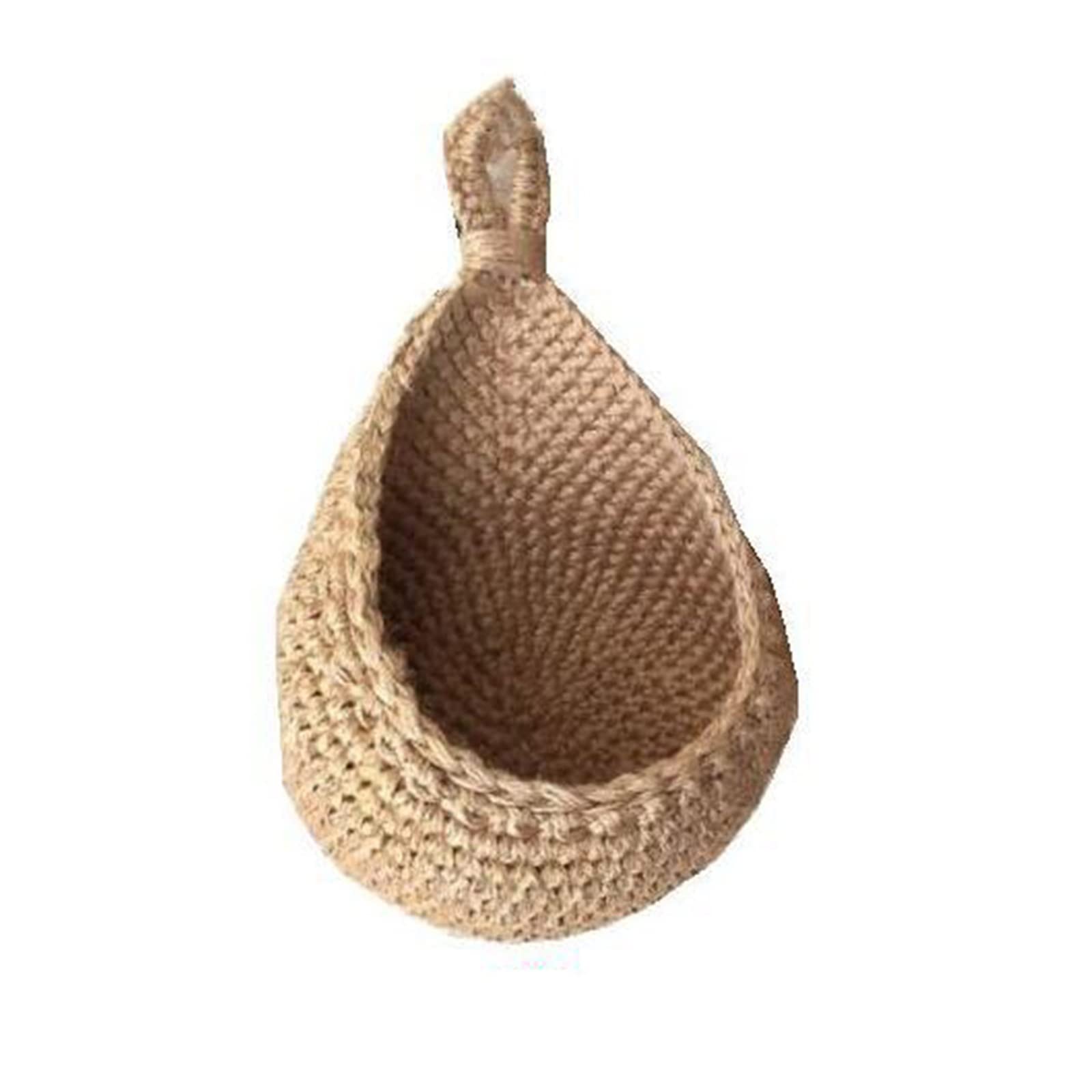 Toyauu Cestino per cipolle da appendere per dispensa, patate, aglio, cipolla, dispensa, cesti da parete, stile boho, 2 pezzi