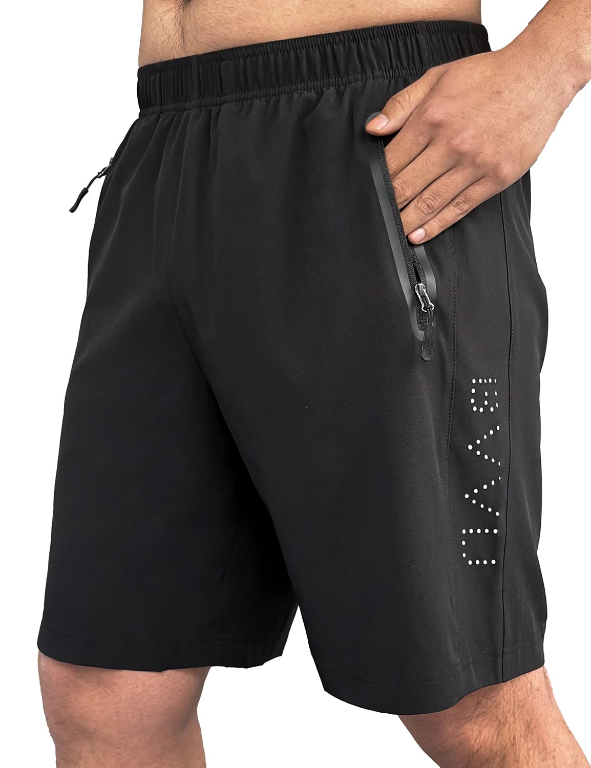 BVVU Men's Athletic Running Shorts Quick Dry 7" Lightweight Workout Gym Shorts with Pockets for Basketball Casual