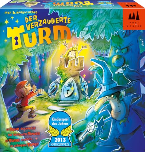 La Tour enchantée Drei Magier 40867 jeu de plateau enfant de société magnétique