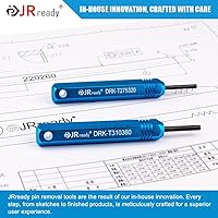 Vista 3 de JRready ST5228 Herramientas extractoras, kit de herramientas de extracción para JST/AMP .062 pulgadas/Molex .062 pulgadas y .093 pulgadas