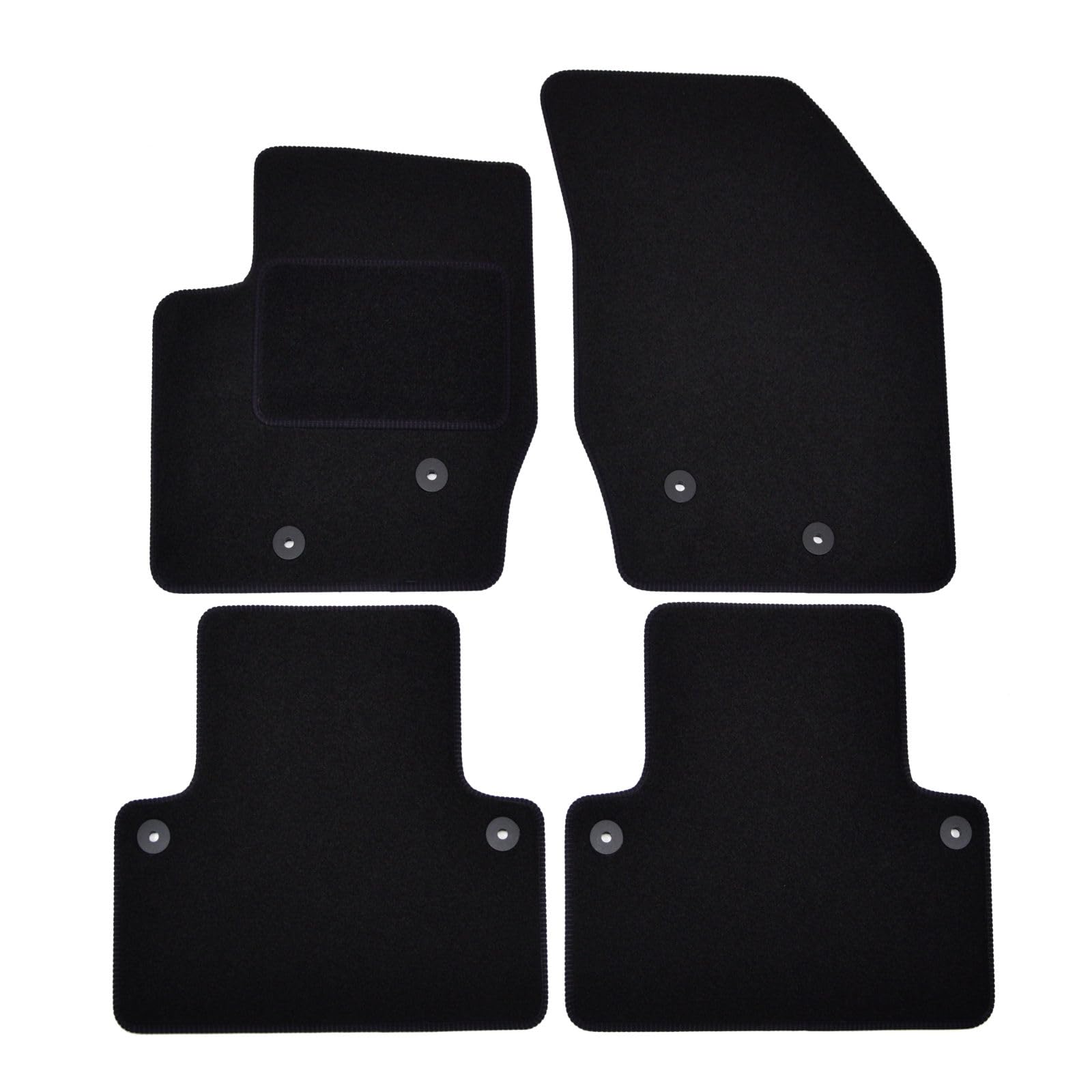 Set di tappetini in velluto per SKODA KODIAQ 4 pezzi - Nuovo - PREMIUM