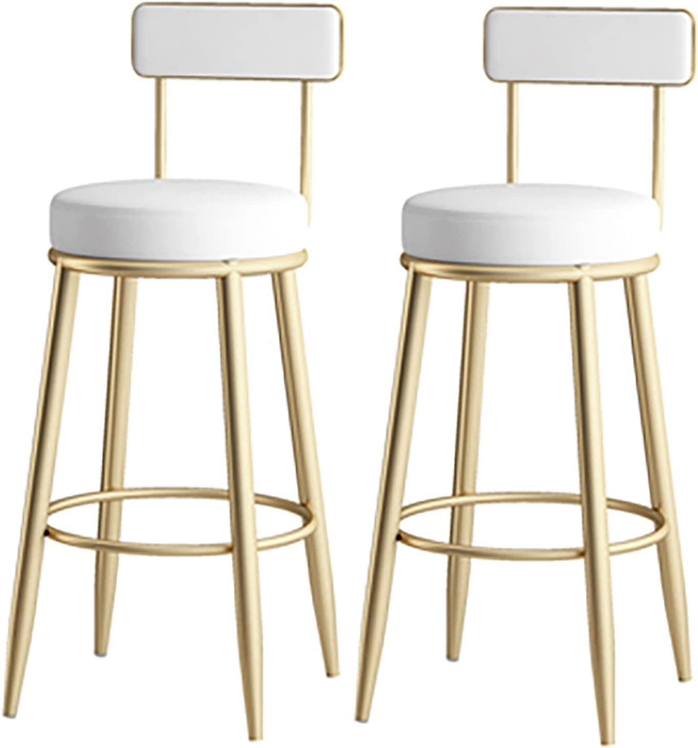 Tabourets de comptoir en cuir PU au design élégant pour bar maison