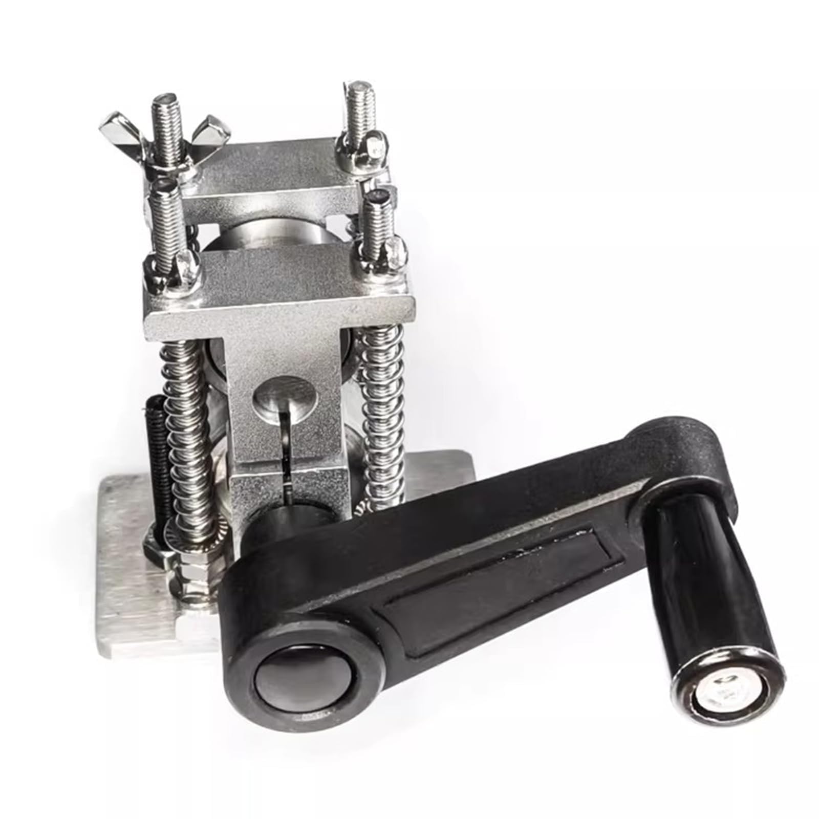 Laminoir À Main pour Bijoux, Outil De Formage en Acier Inoxydable pour Or Argent Et Cuivre, Presse Manuelle pour Laminage Et Sertissage De Feuilles Bijouterie