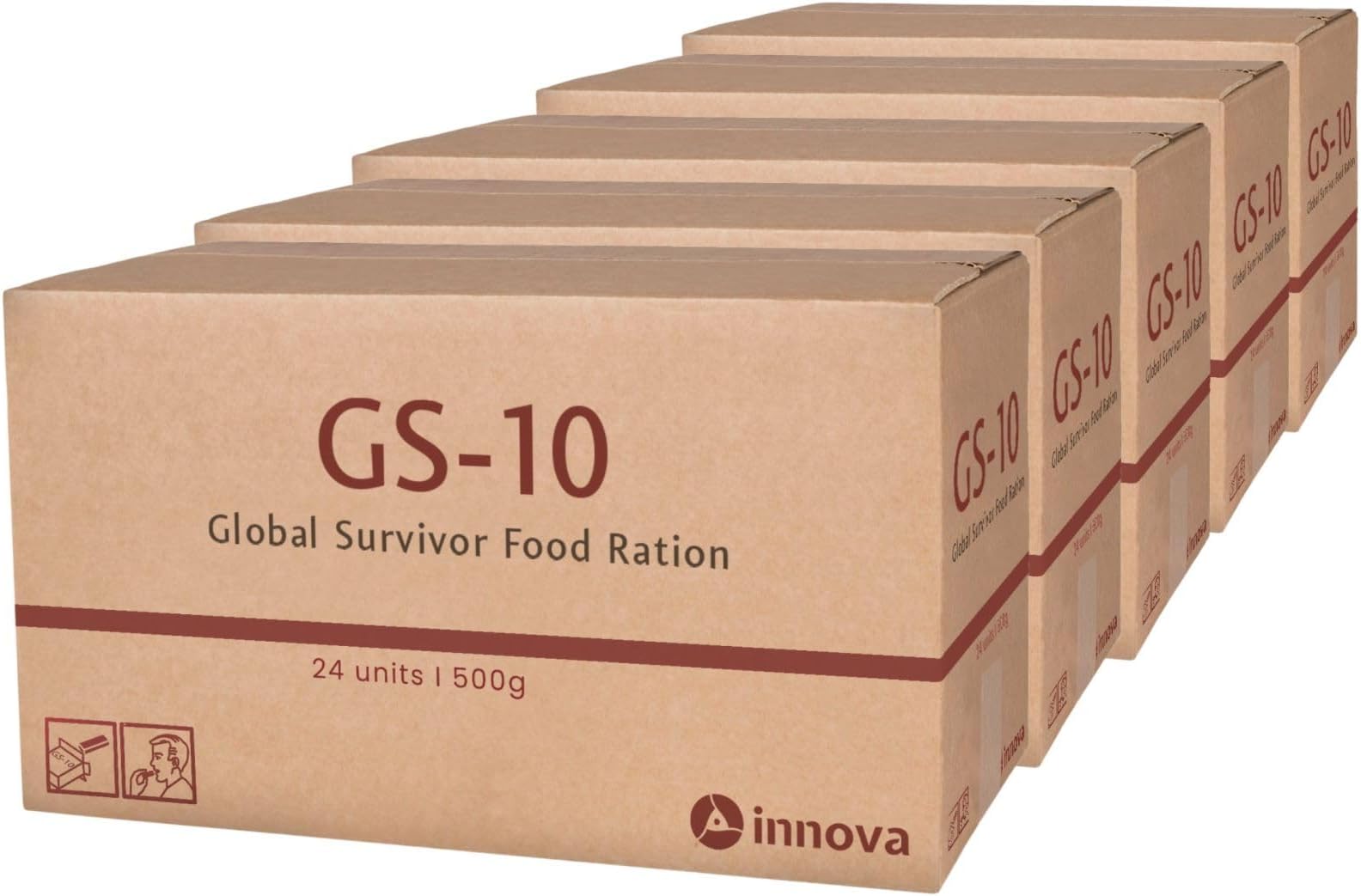 Lebenskraft BP-WR Emergency Food Long-Term Food, Cold and Hot-Edible 500 g