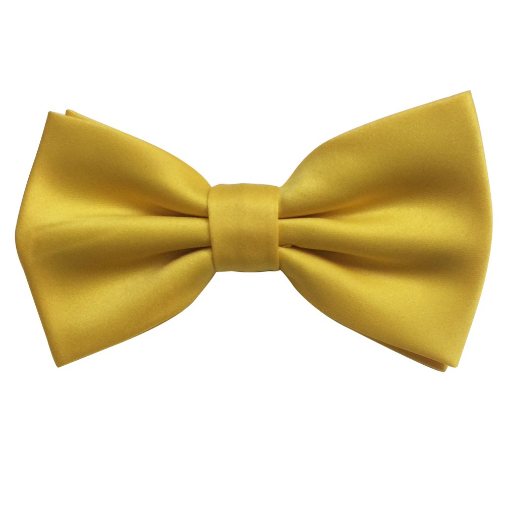 AINOW Mens Solid Formal Tuxedo Bowties Pre-Tied Bow Ties